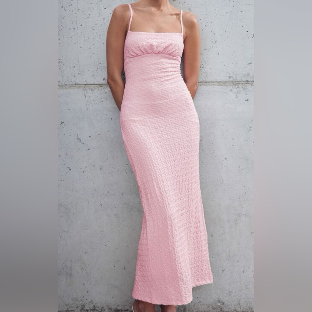 Dynamite Square Neck Open Back Dress